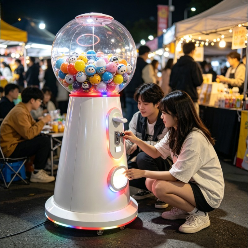 Arcade Vending & Laundry - ตู้กาชาปองหยอดเหรียญแบบกำหนดเองได้, เครื่องจ่ายของเล่นแคปซูลลูกบอลขนาดใหญ่ 75 มม. 100 มม.