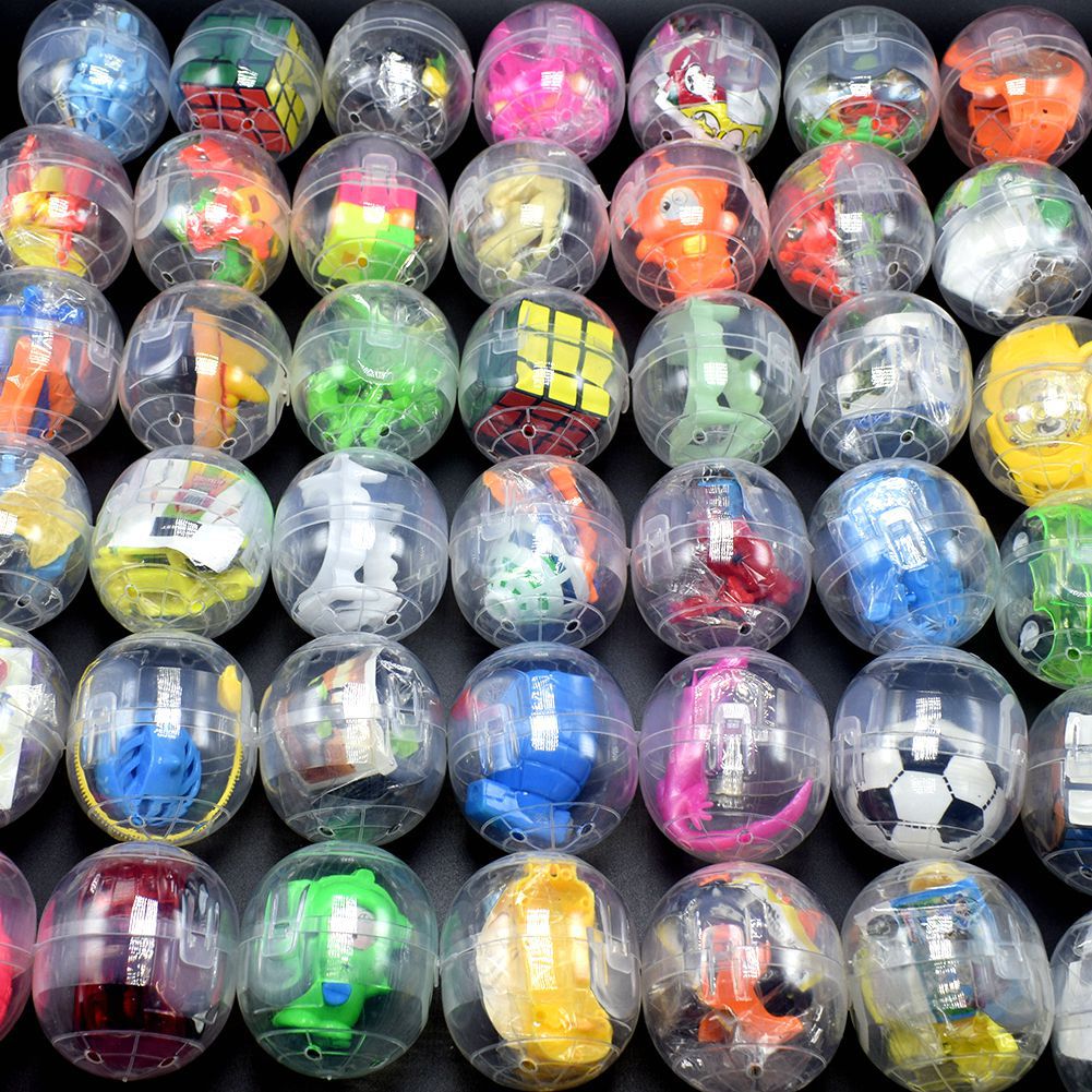 Claw Crane Machine - 20PCS Gachapon เครื่องโปร่งใส Gachapon ของเล่นสร้างสรรค์เหรียญ Gachapon