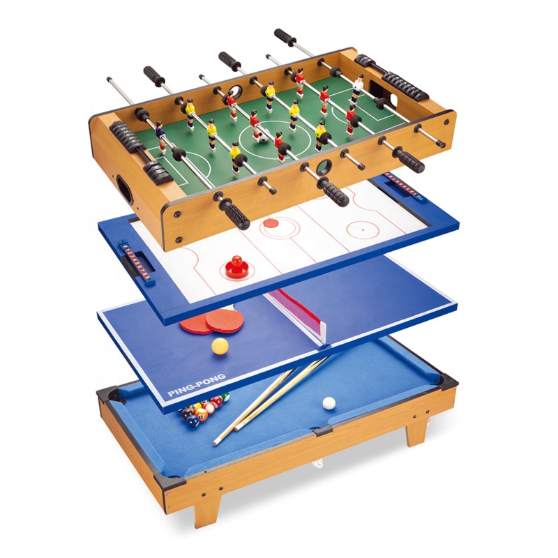 Air Hockey Table - โต๊ะเกมมินิ 4 in 1, สนุกเกอร์, บิลเลียด,