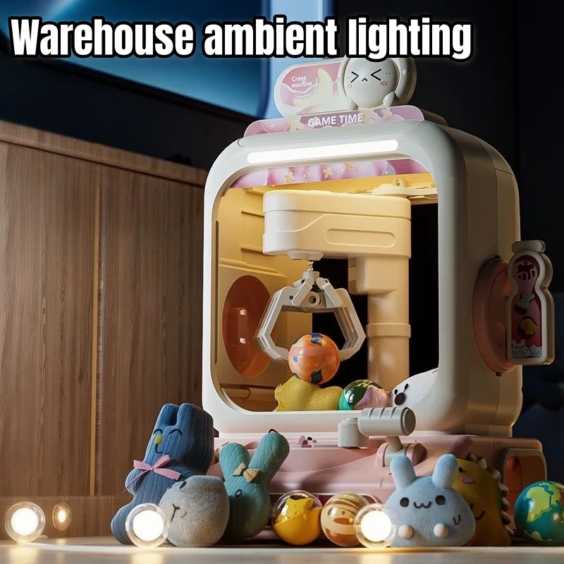 Arcade Vending & Laundry - เครื่องเกมคีบตุ๊กตาอิเล็กทรอนิกส์ ปรับระดับได้ พร้อมเสียงเพลง ของขวัญวันเกิดสำหรับเด็ก