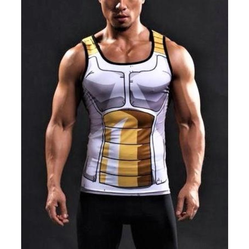 Basketball Arcade Game - เสื้อกล้ามลายการ์ตูนดราก้อนบอล Z ชุดต่อสู้ฤดูร้อนปี 2026 สำหรับผู้ชาย คอสเพลย์