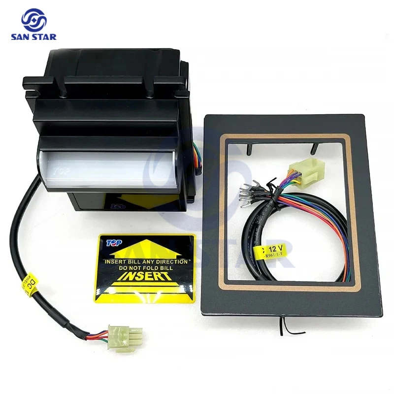 Arcade Vending Machines - TOP TB74 TB77 Bill Acceptorไม่มีกล่องDC12VสัญญาณชีพจรTableroเกมอาเขตเครื่องหยอดเหรียญตกปลาPinballอะไหล่