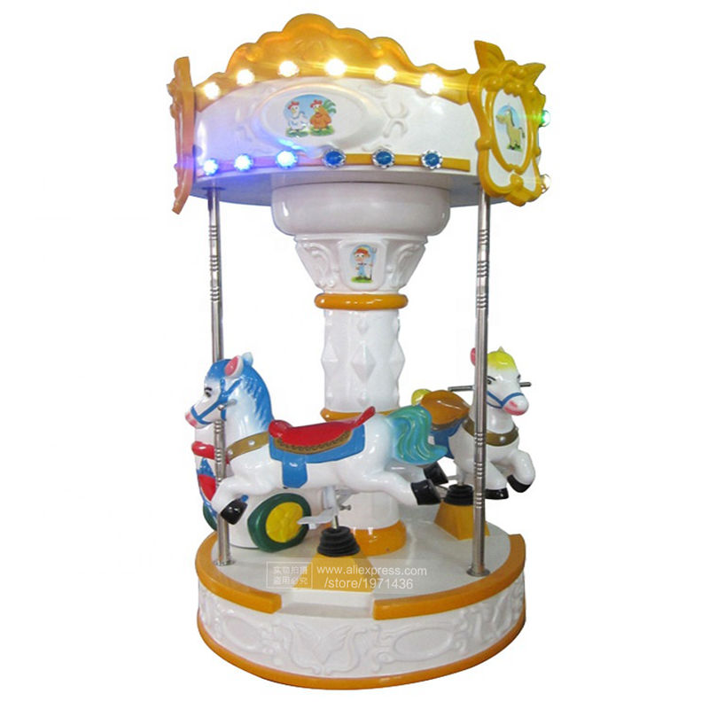 ม้าหมุนไฟเบอร์กลาส ของตกแต่งคร - Coin Operated Kiddie Ride บทวิจารณ์และราคา