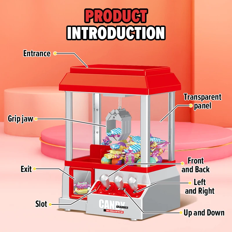 ตู้คีบตุ๊กตาอิเล็กทรอนิกส์ ตู้ - Claw Crane Machine บทวิจารณ์และราคา