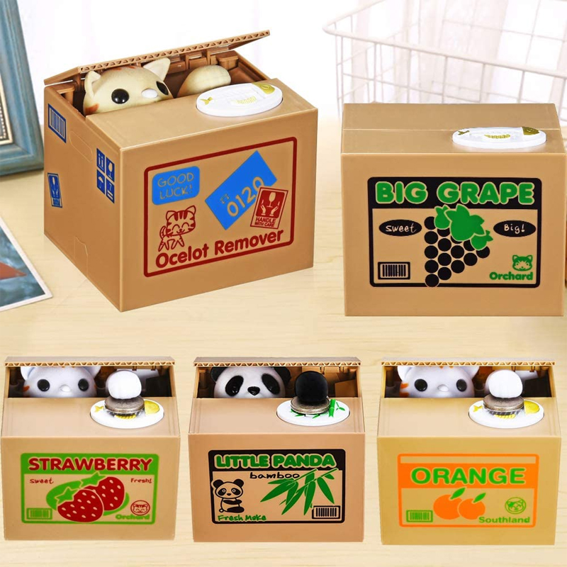 แพนด้าขโมยเหรียญกล่องใส่เงินอั - Coin Operated Kiddie Ride บทวิจารณ์และราคา