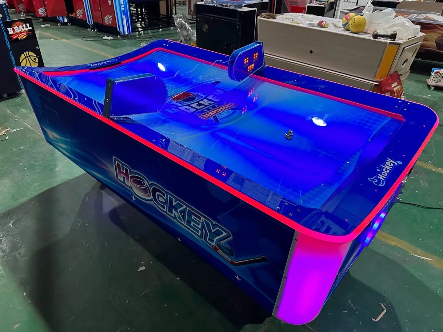 เครื่องเล่นเกมฮอกกี้อากาศแบบหย - Arcade Games & Vending Llc Photos บทวิจารณ์และราคา