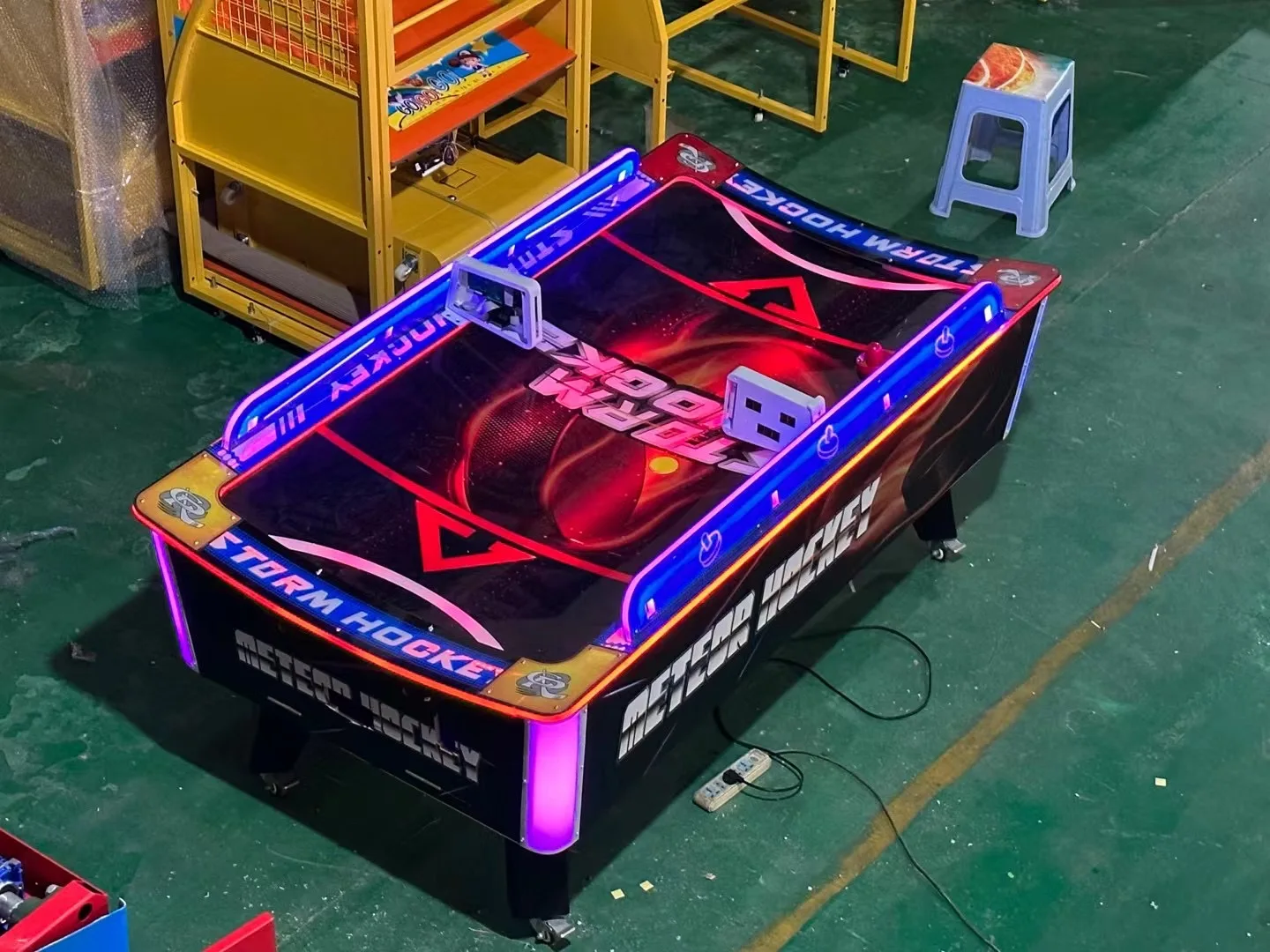 เครื่องเล่นเกมฮอกกี้อากาศแบบหย - Arcade Games & Vending Llc Photos บทวิจารณ์และราคา
