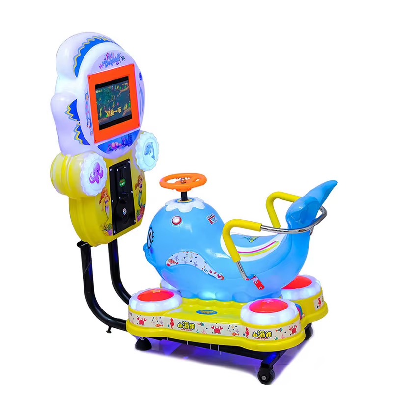 เครื่องเล่นเกมรถโยกหน้าจอ MP5  - Coin Operated Kiddie Ride บทวิจารณ์และราคา