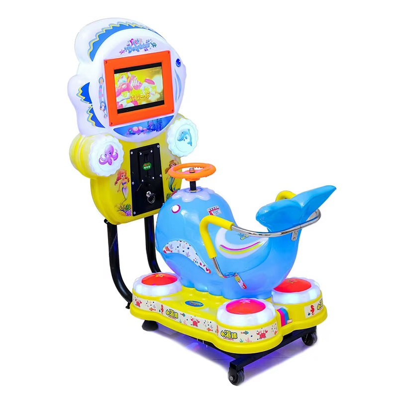 เครื่องเล่นเกมรถโยกหน้าจอ MP5  - Coin Operated Kiddie Ride บทวิจารณ์และราคา