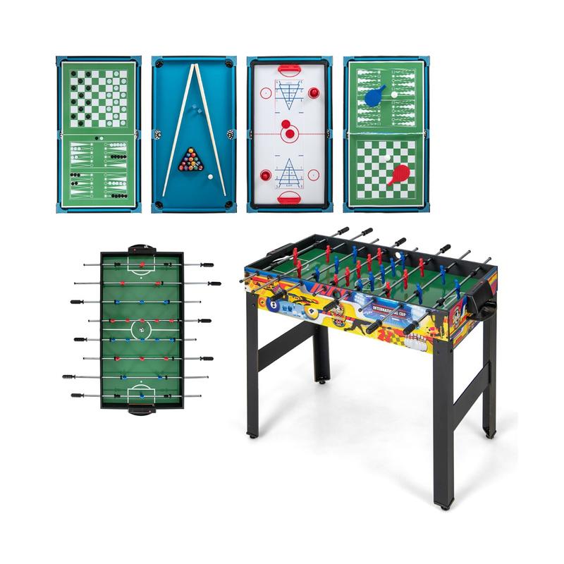 ชุดโต๊ะเกมส์คอมโบ 12-in-1 พร้อ - Air Hockey Table บทวิจารณ์และราคา