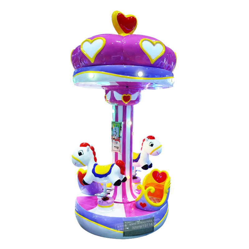 ม้าหมุนไฟฟ้า 3 ที่นั่ง เครื่อง - Coin Operated Kiddie Ride บทวิจารณ์และราคา